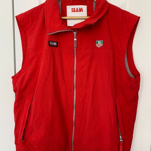 Slam ATS Vest Red w/Tag Heuer Men's Large - Picture 2 of 4